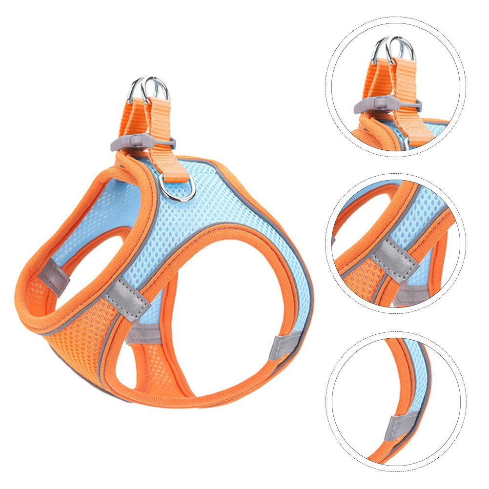 

Pet Leash Adorable Vest Kitten Harness Professional and Set Cat Reflective Vests Cloth Puppy