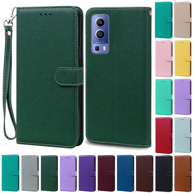 For Cover Vivo Y52 5G Case Y72 5G Leather Wallet Flip Phone Case For Vivo Y72 Y52 Case Cover for Vivo Y 52 72 5G Coque Fundas