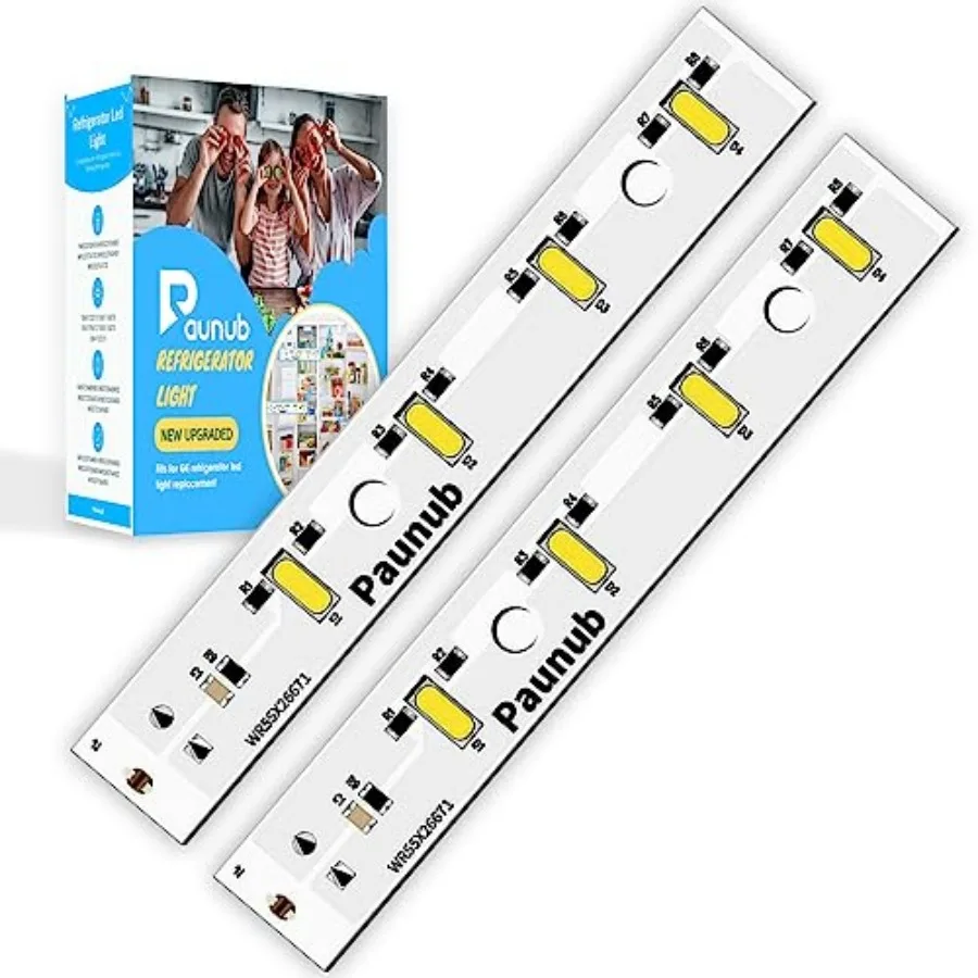 New Upgraded WR55X26671 Led Light Board for GE Freezer Refrigerators Replace PS11767930 AP6035586 4468532 EAP11767930, Waterpro