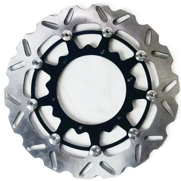 Nueva gran oferta de disco de freno delantero de motocicleta de acero inoxidable de gran tamaño de 320mm para