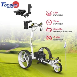 follow me electric golf trolley electric golf push cart