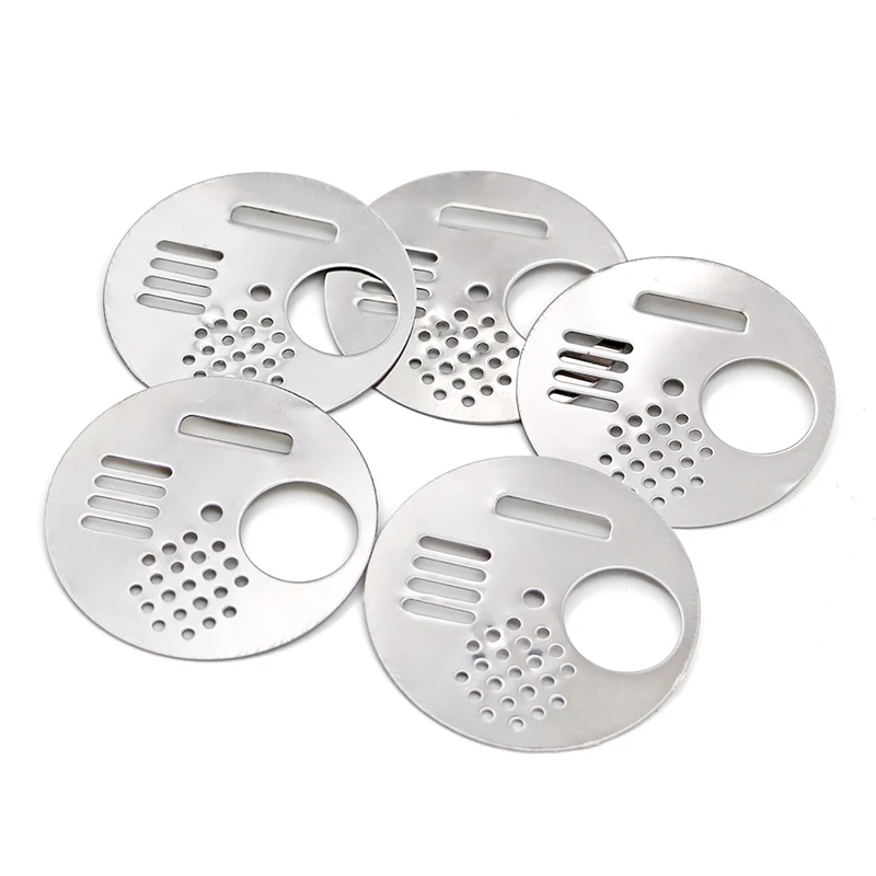 

5Pcs Beekeeping Tools Beehives Stainless Steel Round Beehives Nest Door Vents Honeycomb Entrance for Bee Insect Supplies