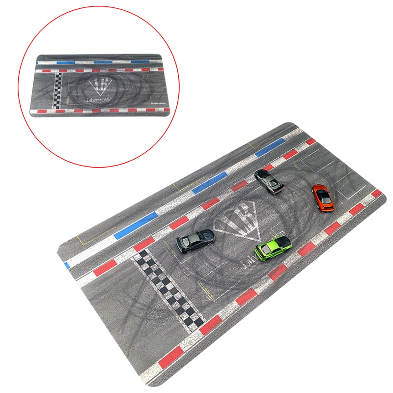 

1 шт. 1/64 масштаб трек дрифт сцена коврик для мыши 600x300 мм игровой коврик для клавиатуры для литья под давлением модели автомобиля дисплей украшение для рабочего стола