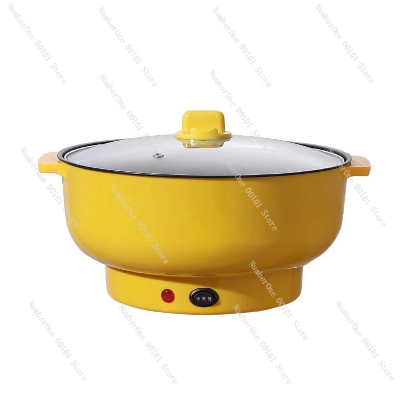 

Электрическая кастрюля с двумя ручками | Многофункциональная кастрюля, электрическая кастрюля с антипригарным покрытием