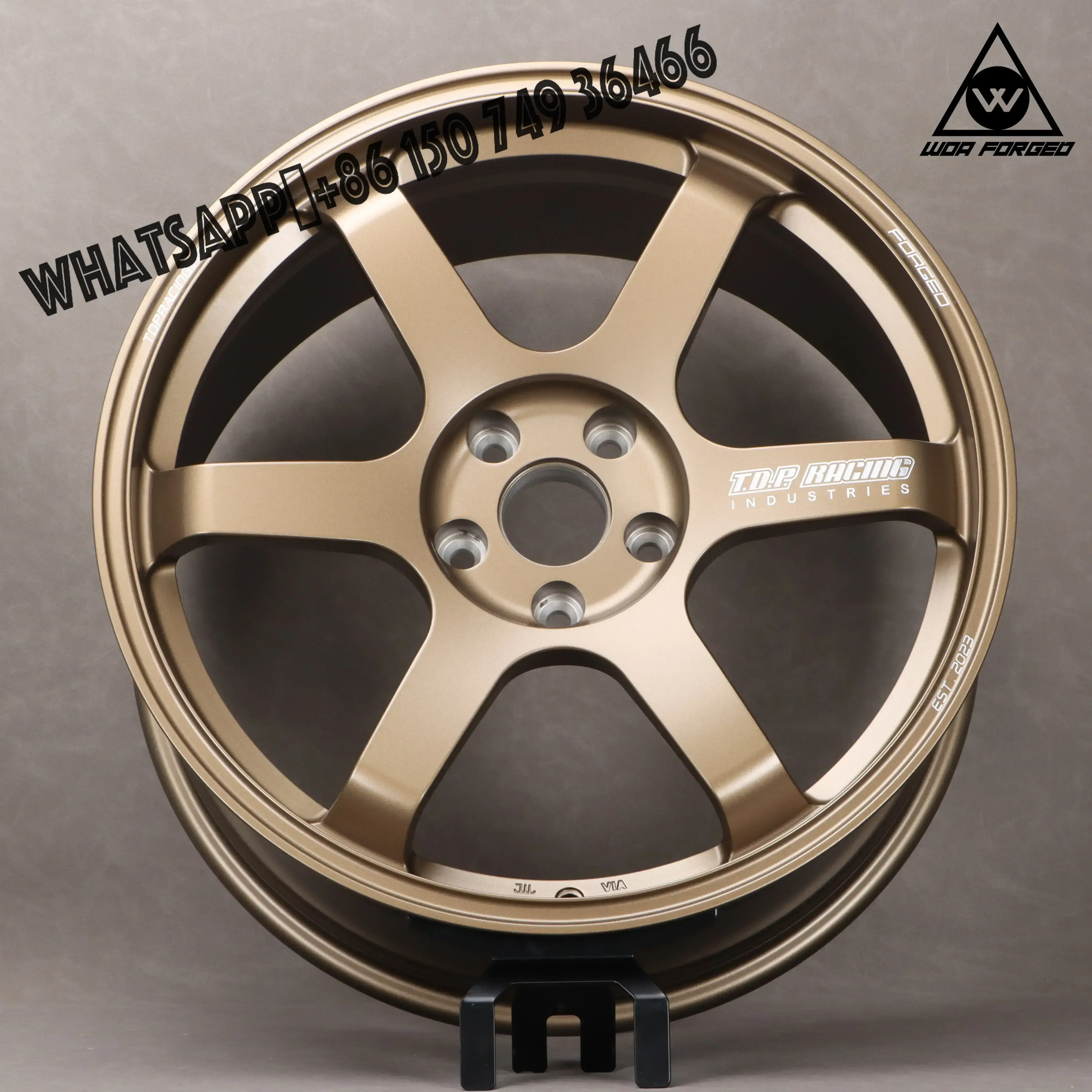 

Custom Lightweight Bronze Forged Alloy Wheel Concave Deep in 18 19 20 21 22 Inch TE37 Racing Car