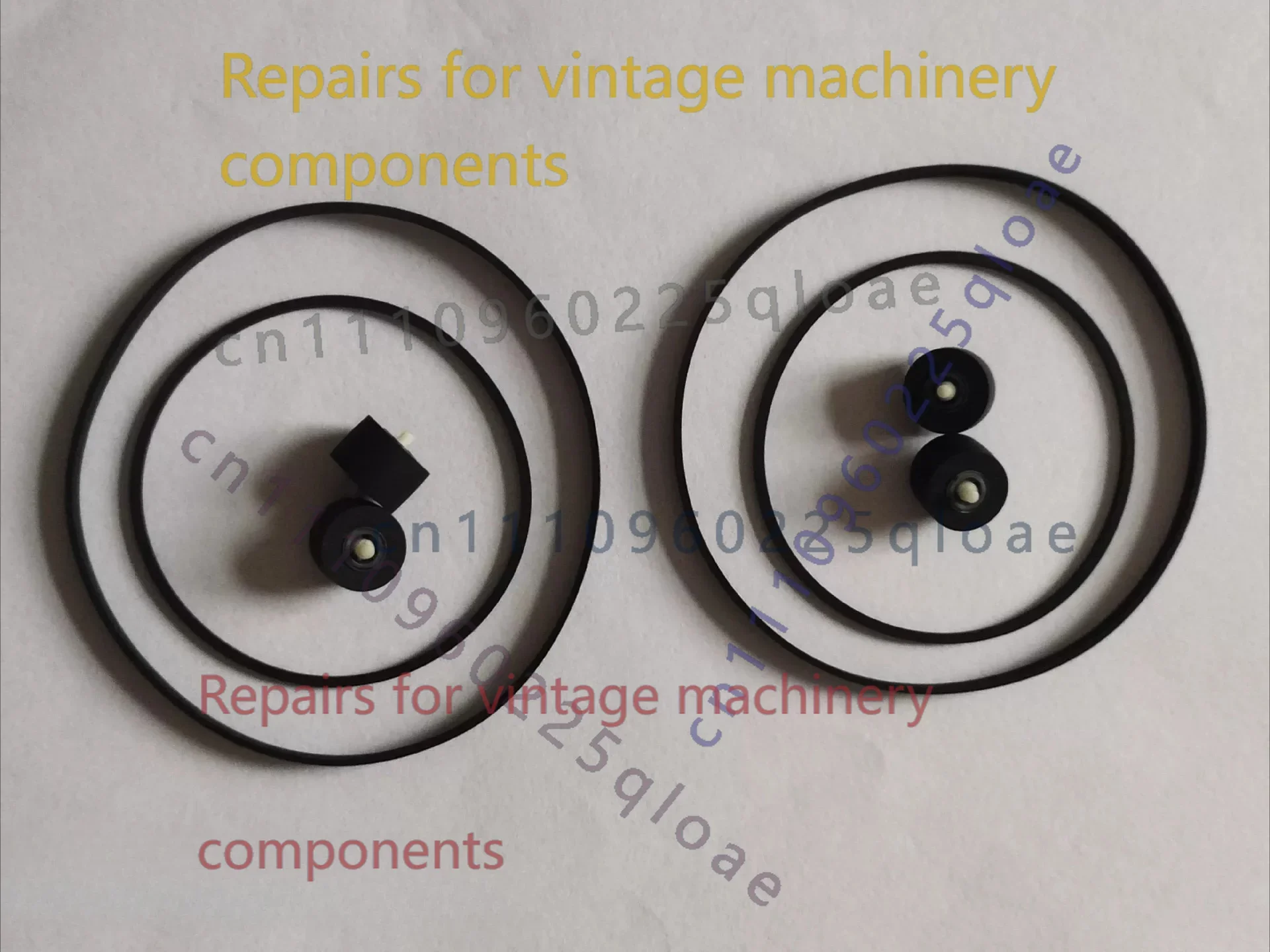 Drive Belt & Pinch Roller Repair Kit FOR SONY TC-WE475 TC-WE675 Dual Cassette Deck Spare Parts