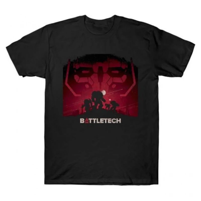 

Mechwarrior MWO 0421 Mech Combat Video game Gift t shirt for RPG Fan Battletech Graphic clothes Short sleeve All size tops S-6XL