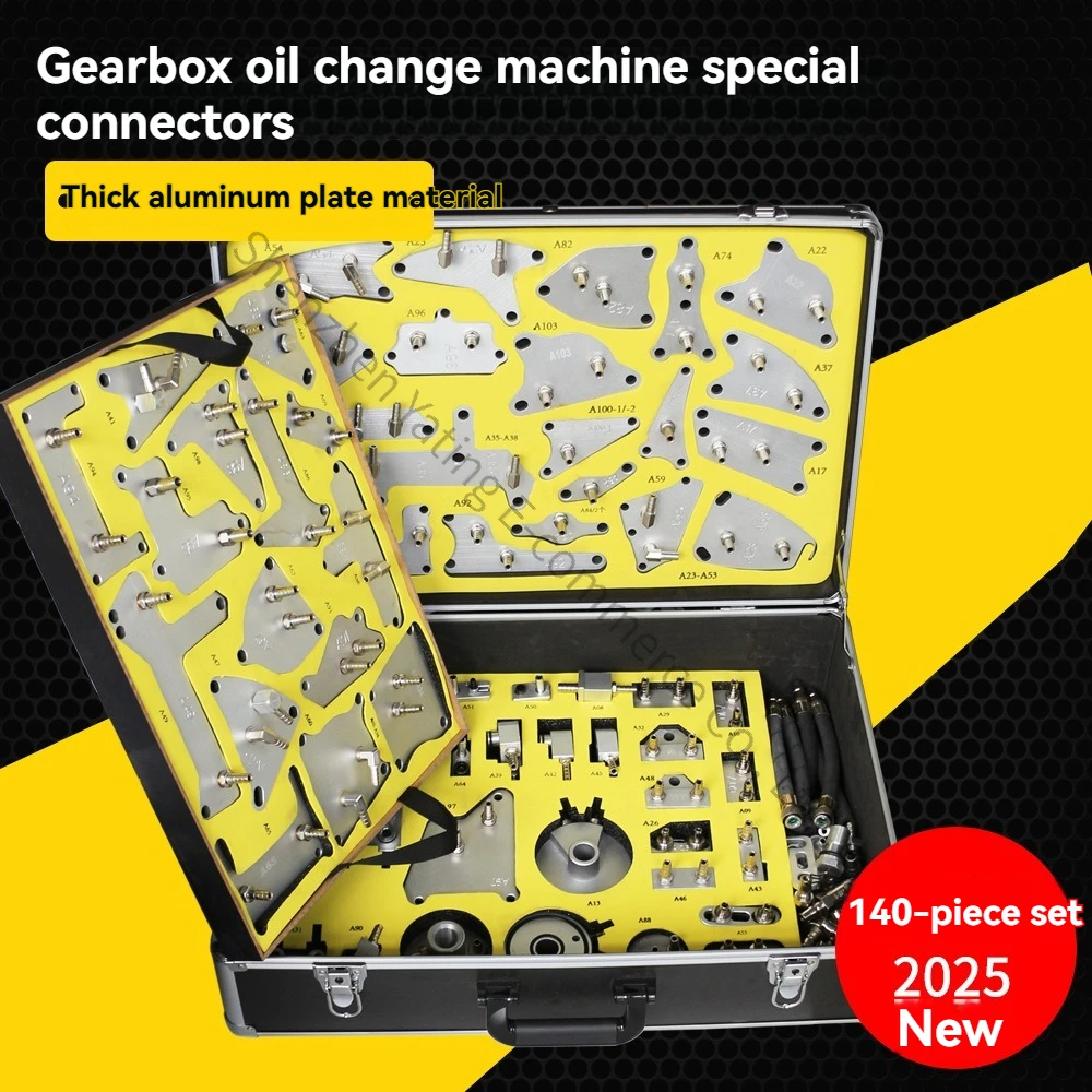 

Набор для замены масла в АКПП из 140 предметов: аппарат для циркуляции, пневмотрубка, специальный быстроразъемный соединитель для коробки передач