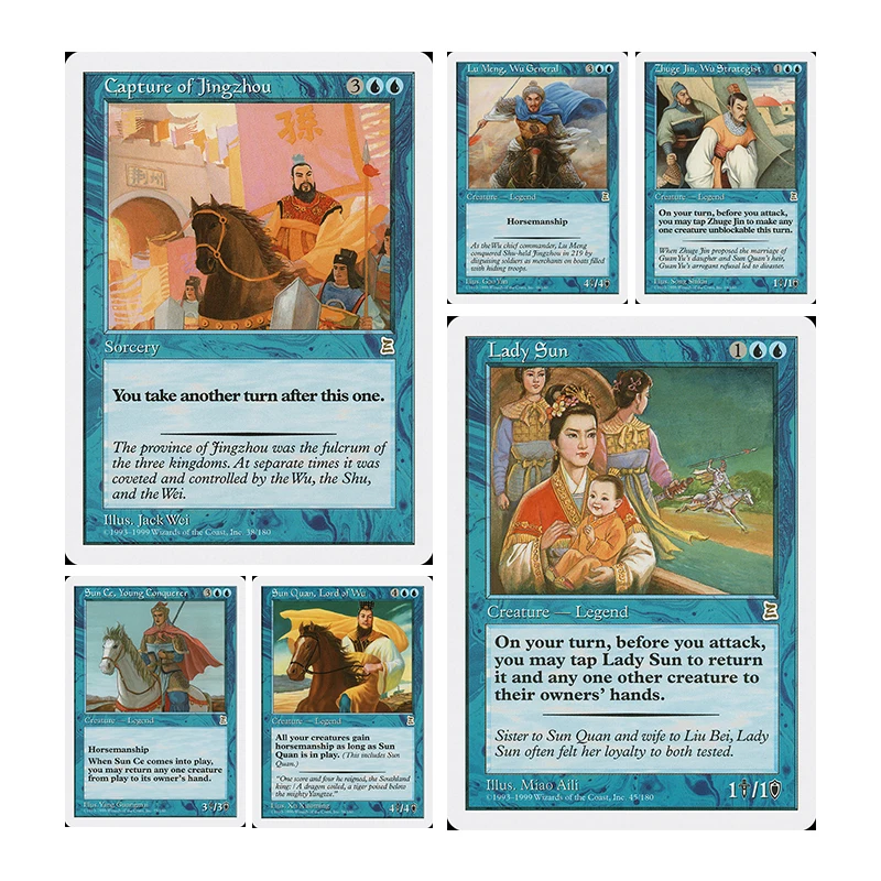 

Magic The Gatherings Storms Trading Card Game Diy Homemade Riding The Dilu Horse Ravages of War Collection Card Toys Gift