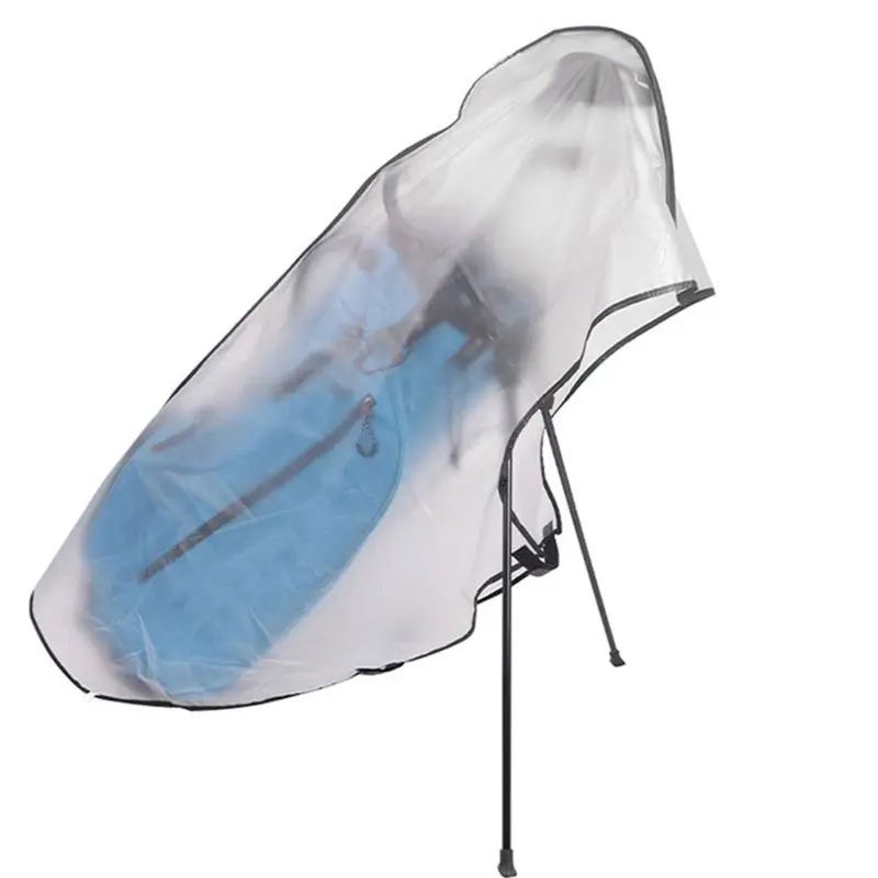 A79E-Portable Golf Bag Rain Cover Trolley Rain Cover Rain Hood Waterproof Translucent Golf Cart Travel Bag Rain Hood