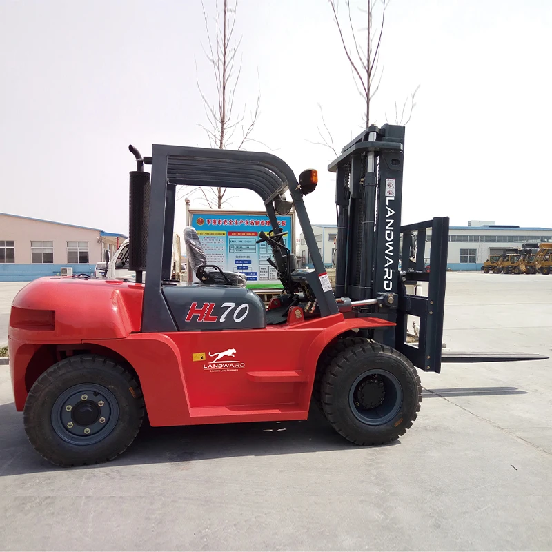 Pabrik disesuaikan Cina 2 Ton Diesel Forklift truk produsen 4 Ton 4x4 semua medan Forklift 3 Ton 5 Ton gudang portabel