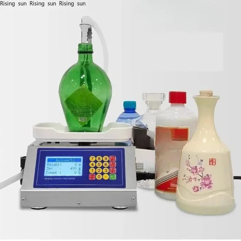 csy-320010ml-3000ml Weighing Diaphragm Pump Filling Machine Electronic Scale Liquid Filler Oil Water Drink Wine Juice