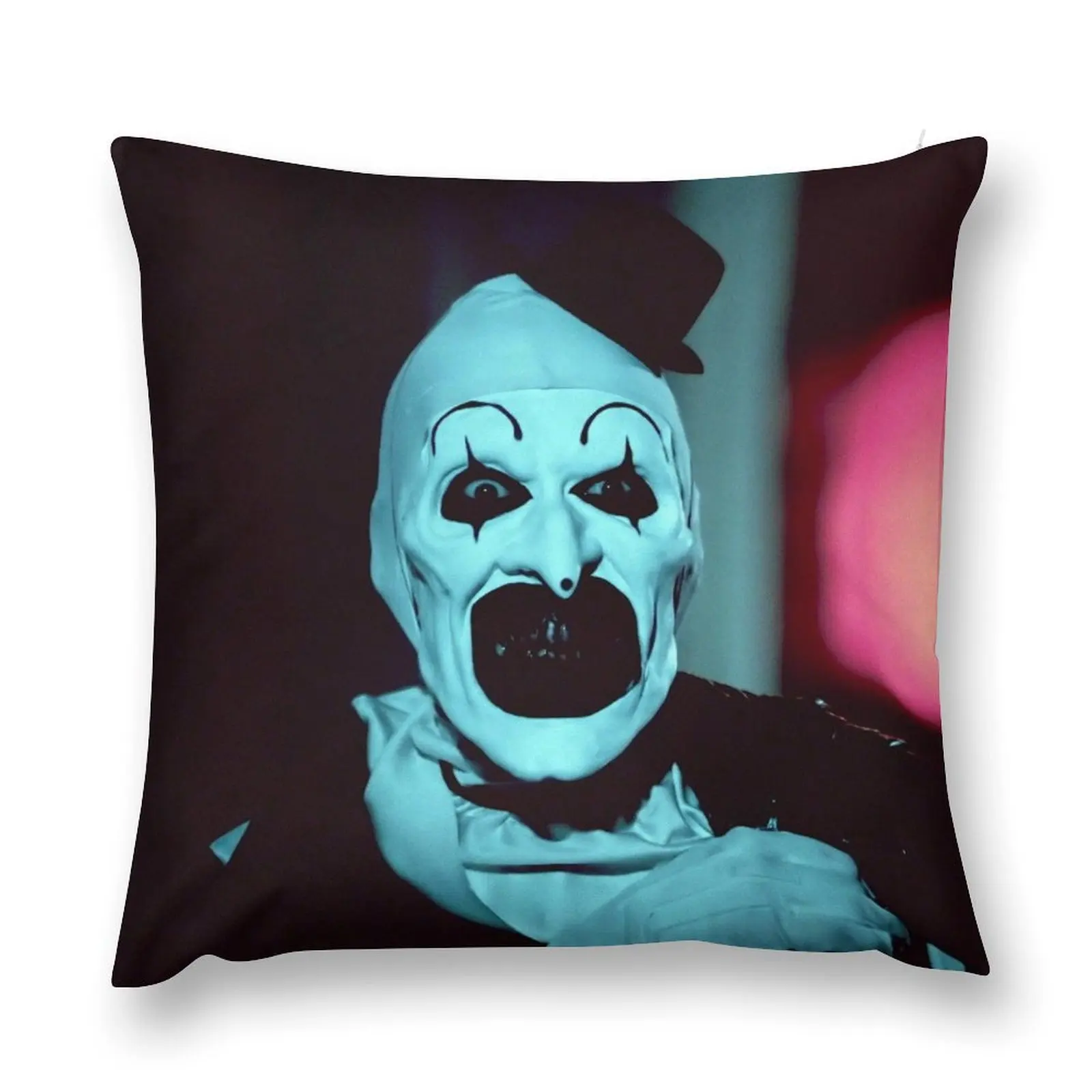 Terrifier Throw Pillow Pillows Aesthetic Decorative Sofa Cushions Cushions Cover pillow