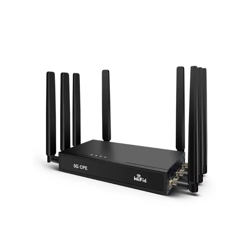 5G Wifi6 1800M راوتر لاسلكي دعم PPTP L2TP VPN داخلي 5g Cpe 8 هوائي المؤسسة 5G موزع إنترنت واي فاي بطاقة Sim