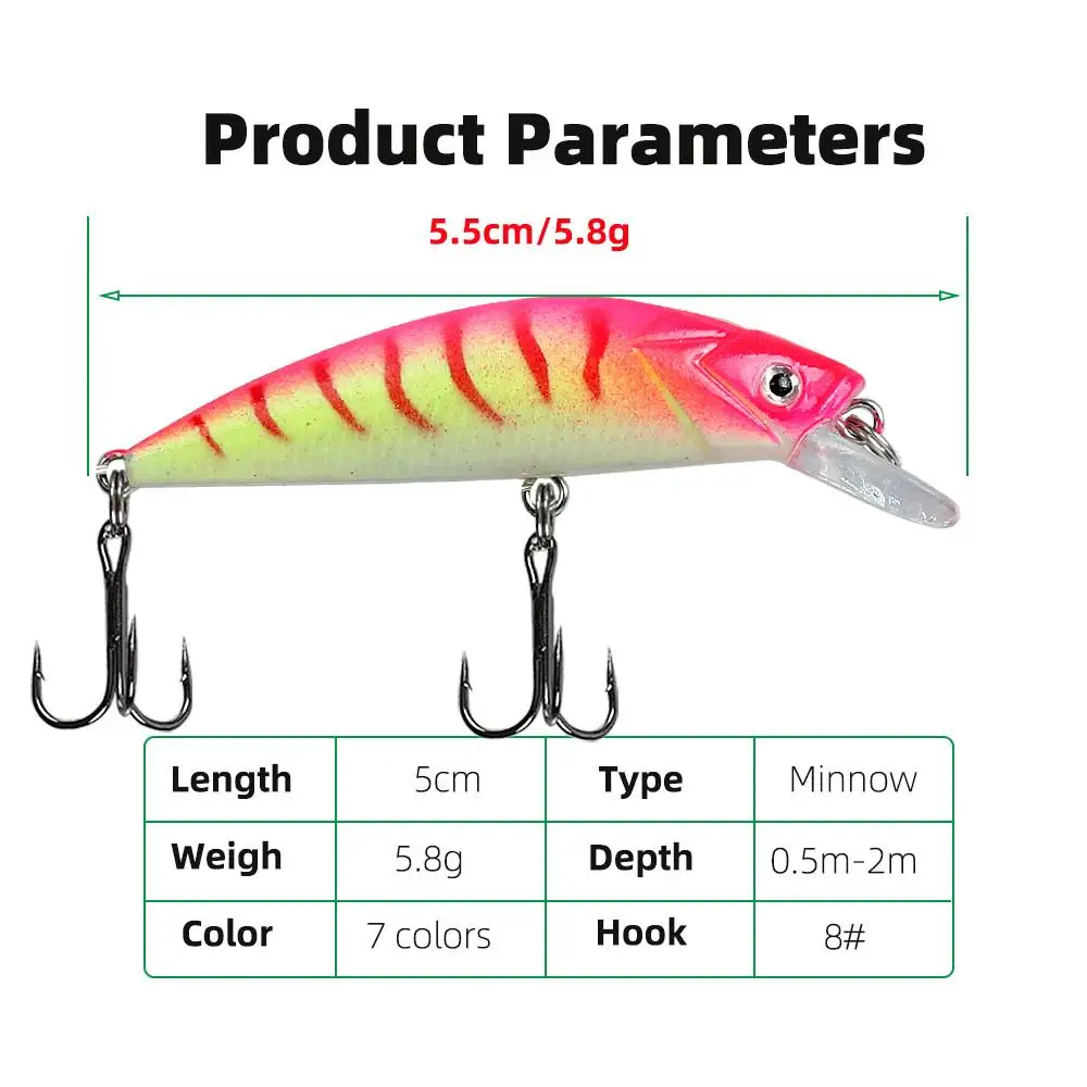 Señuelo Crankbait hundidor con ojos 3D – Wobblers - imagen 2
