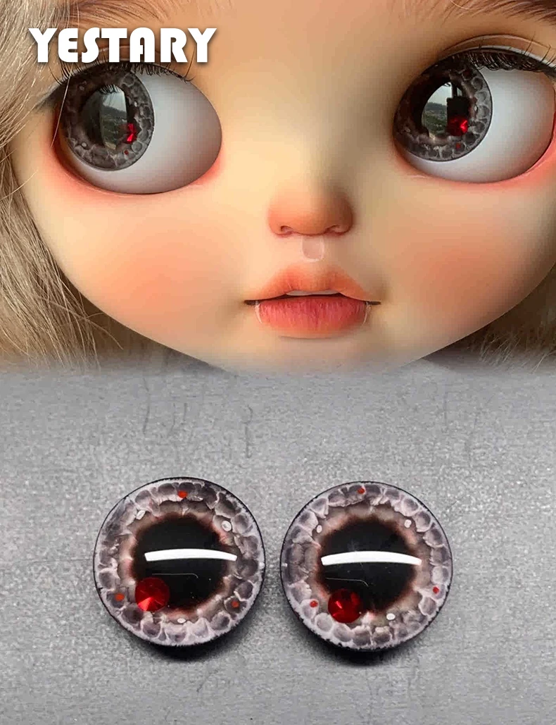 YESTARY BJD Dolls Accessories Eye Piece For Blythe Toys Diy Handmade Magnet Drip Glue Eyes Chip For BJD Dolls Gifts Eye Pieces