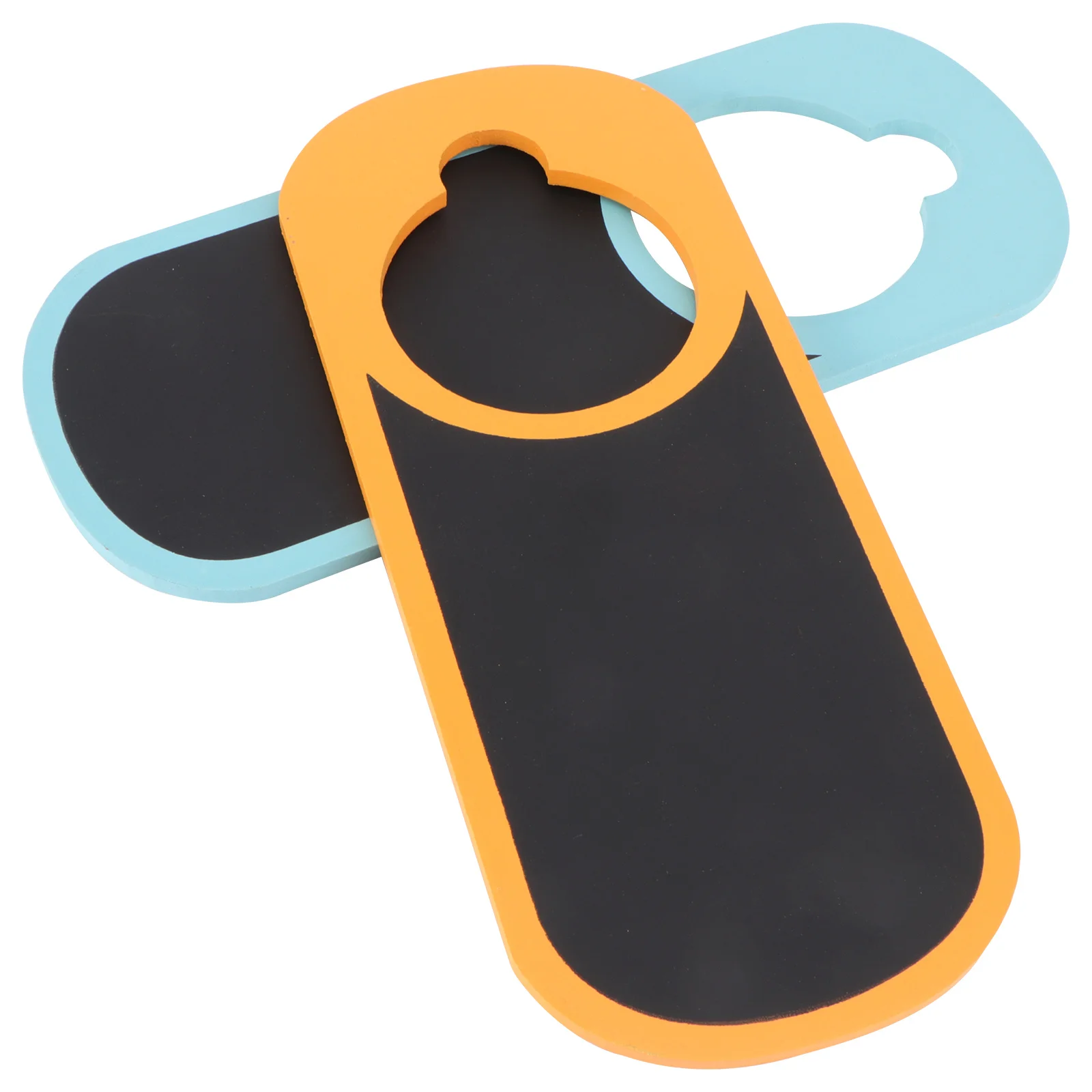 2 قطعة لا تزعج علامة مزدوجة الوجهين السبورة أحمر أزرق خشبي قوي قابلة لإعادة الاستخدام لعيادات المكتب تذكير المنزل #2