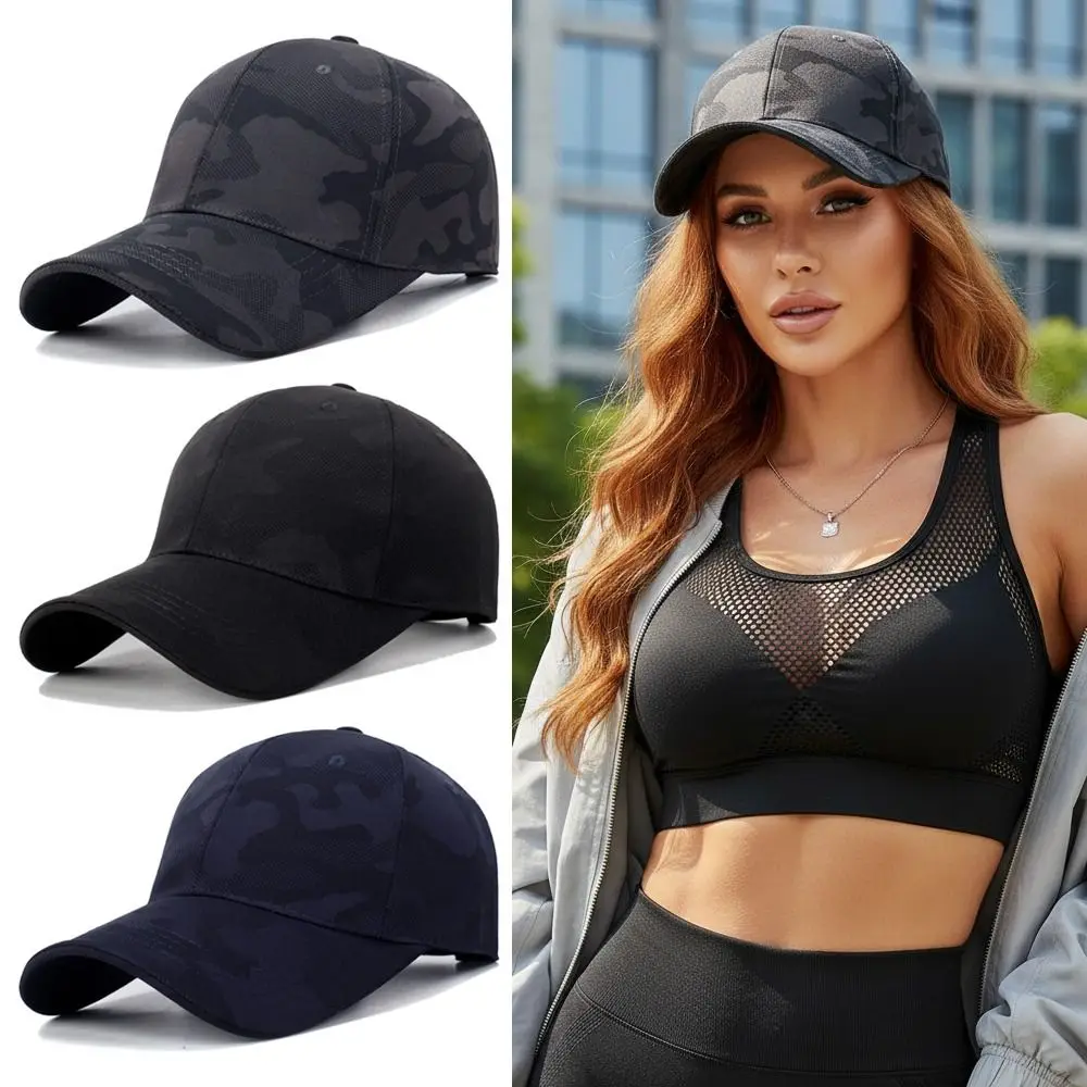 

Casual Baseball Cap Visor Peaked Cap Simple Adjustable Casquette Outdoor Sports Fishing Camping