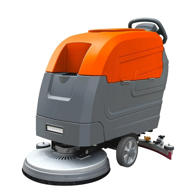 Hand Push Floor Cleaning Machine Commercial Automatic Electric Concrete Floor Scrubber Machine
