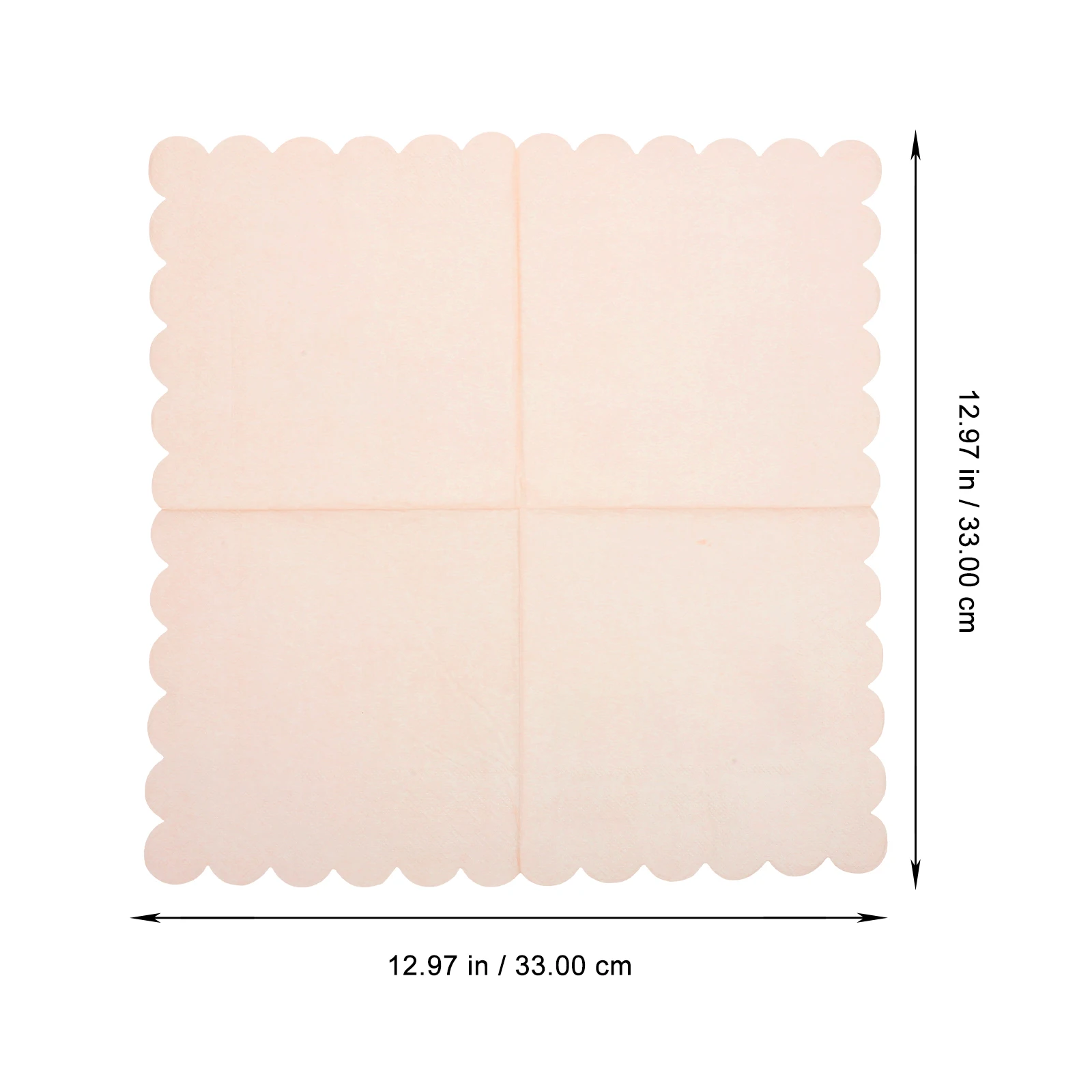 Wave Edge Paper Napkins Disposable Dinner Party Napkins For Wedding Holiday Banquet Home Table Decor Party Supplies