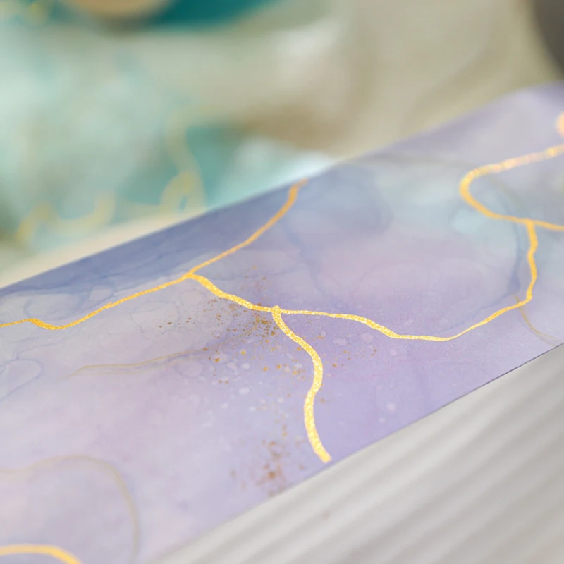 السيد ورقة 2 نمط 3 لفات/حقيبة المائية الوهم سلسلة ختم شريط PET لتقوم بها بنفسك كتيب القصاصات ملصقات الزخرفية الإبداعية حصيرة #3