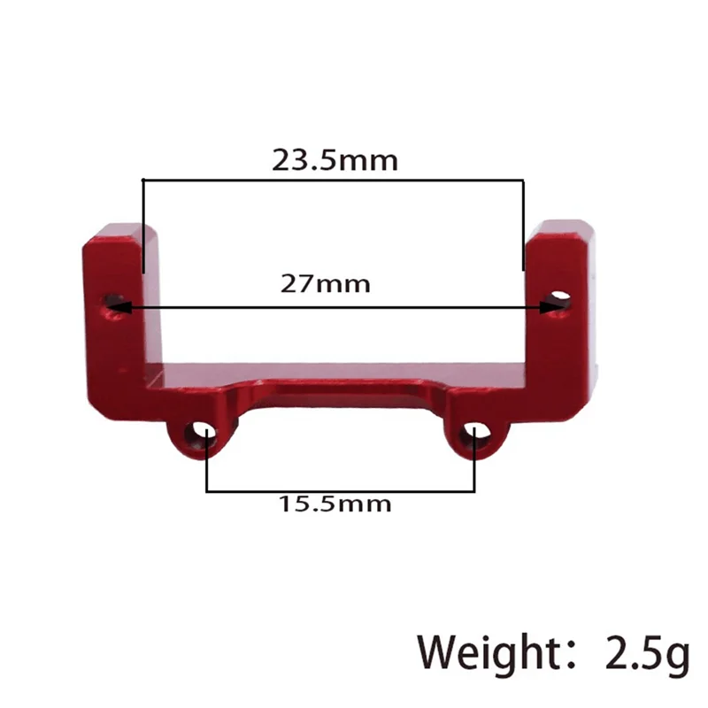 JY-For FMS FCX24 Metal Servo Mount 1/24 RC Crawler Car Upgrade Parts Accessories