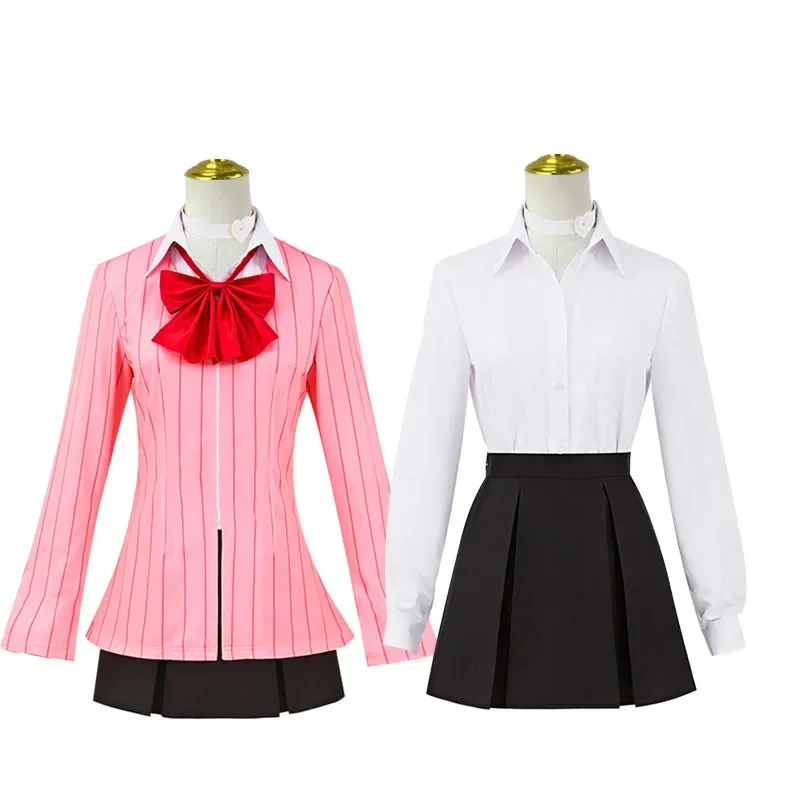 Persona 3 reload p3r yukari takeba cosplay kostüm perücke rosa outfits fantasie rock halloween karneval rollenspiel anzug für mädchen