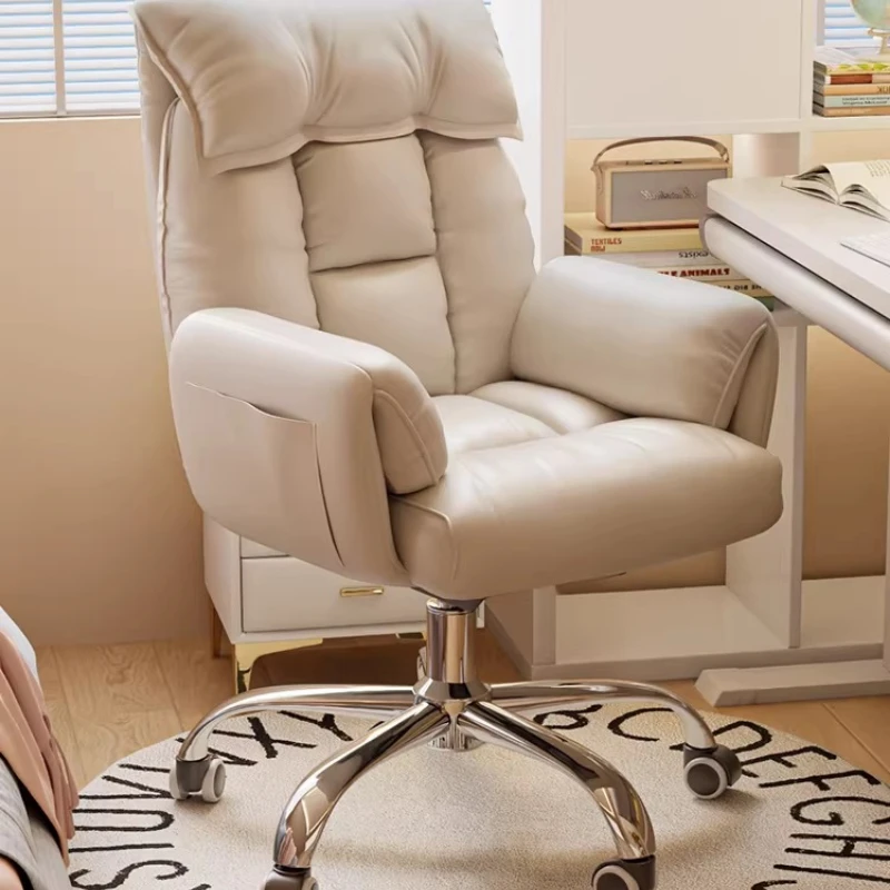 

Comfy Office Chair Cute White Vanity Lounge Accent Bedroom Siege Gaming Office Chair Swivel Mobile Silla Gaming Salon Furniture