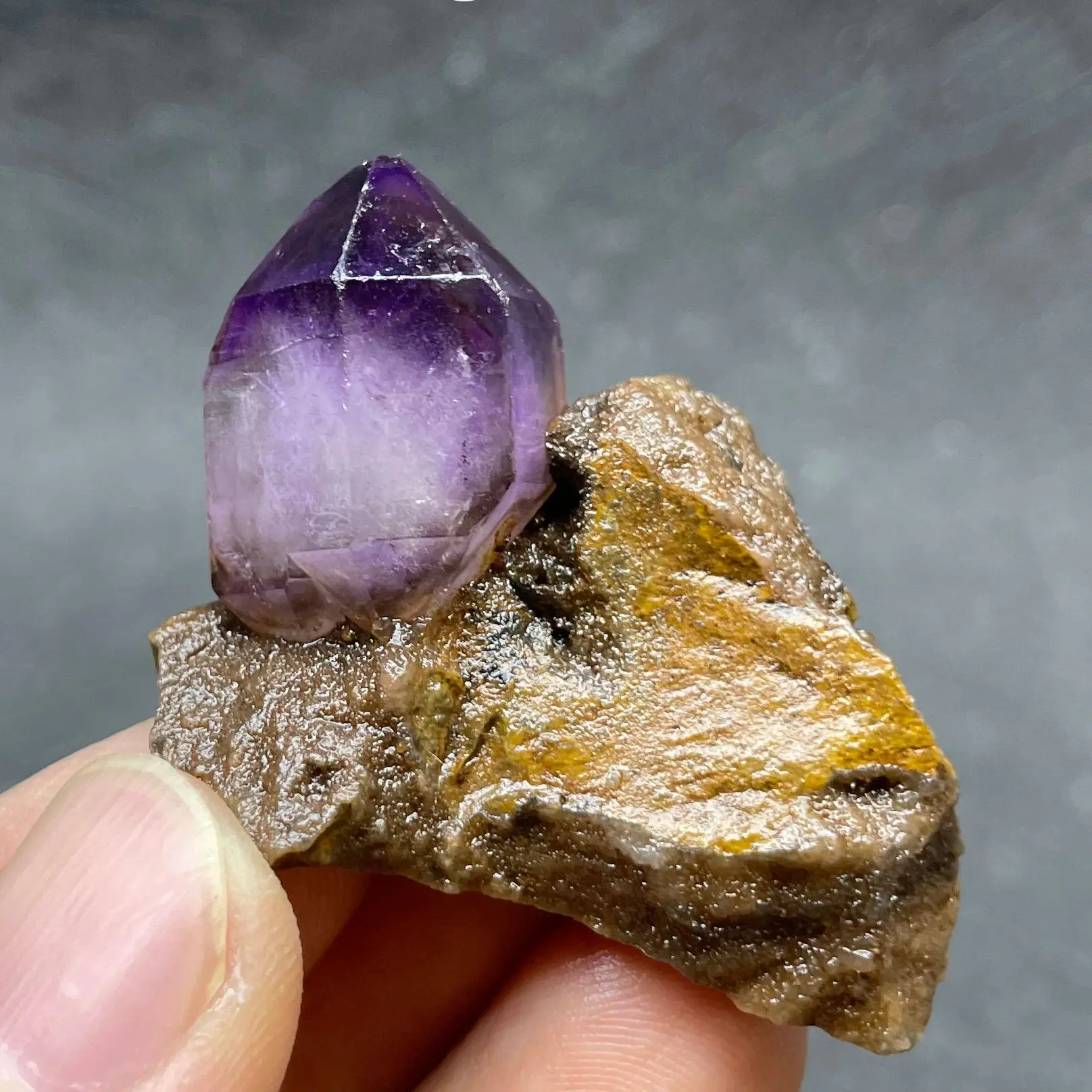 100% Natural Raw Stone Super Seven Phantom Amethyst With Rock Rough Quartz Mineral Healing Crystal