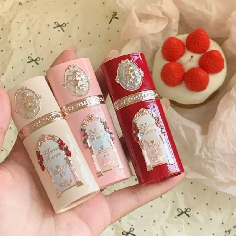 Flower Knows Strawberry Cupid Collection Liquid Blush Long-Lasting Moisturizing กันน้ํา Contouring Cheek Natural Face แต่งหน้า