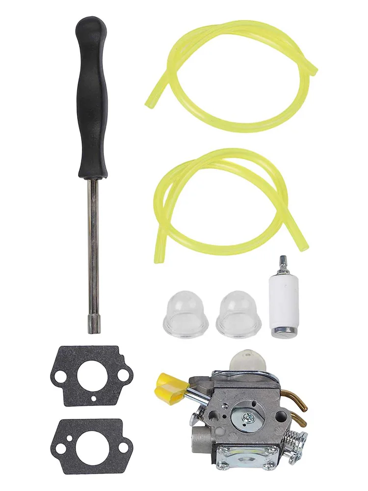 Proceso de instalación simplificado para este carburador de repuesto que funciona con el popular para el tipo Zama C1U H60