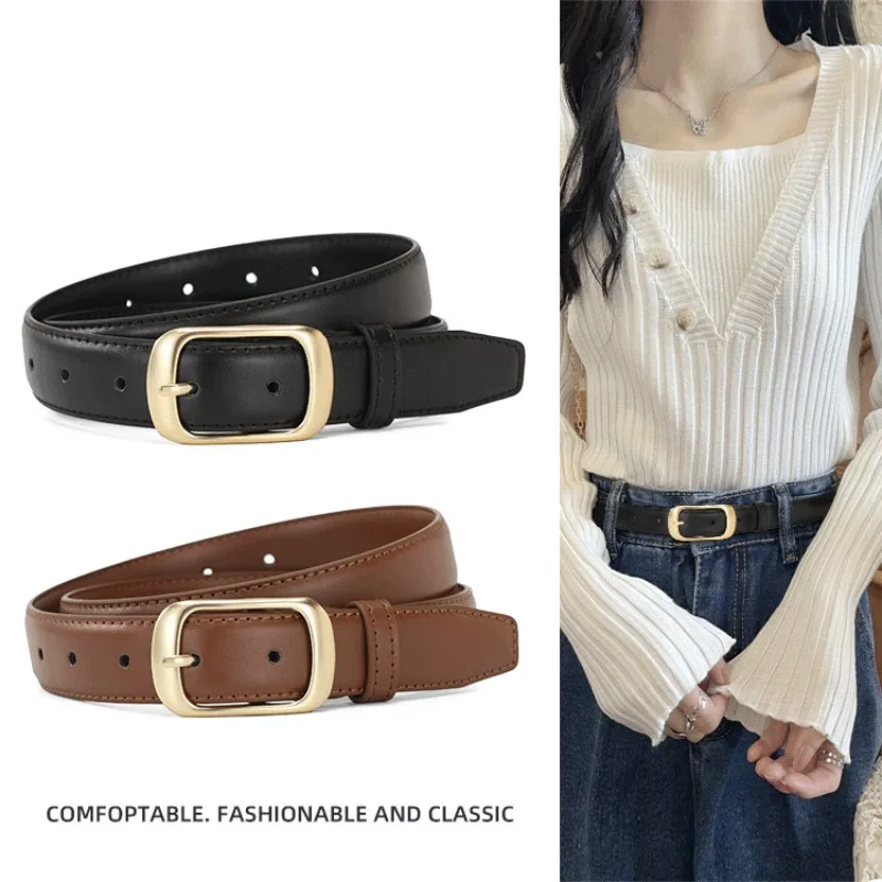 

Advanced Design Sense Women's Belt Simple and Versatile Korean Version 2025 New Women's Matching Jeans Belt Ins Trend