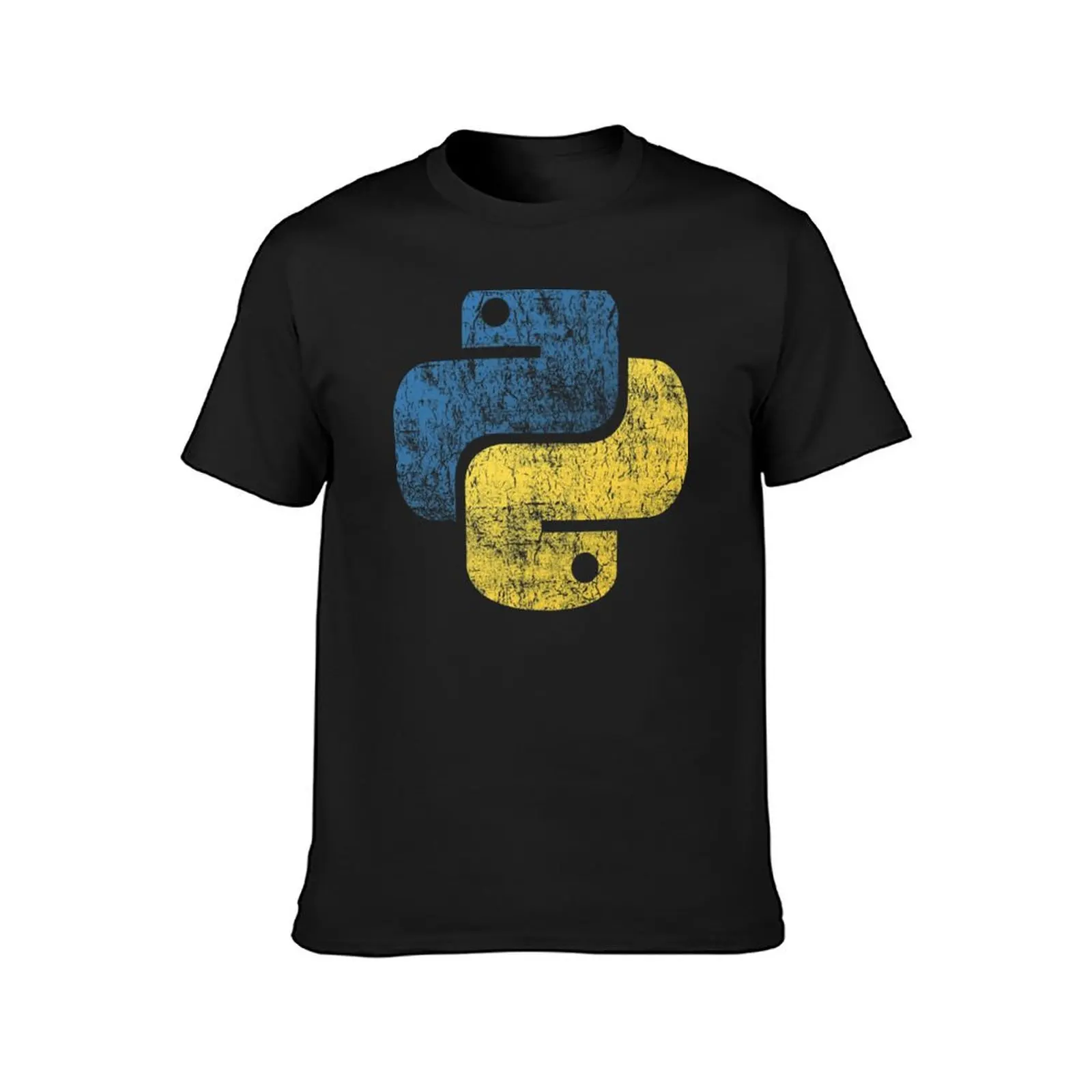 Python Logo Programming Language T-Shirt plus sizes tees Blouse men clothes