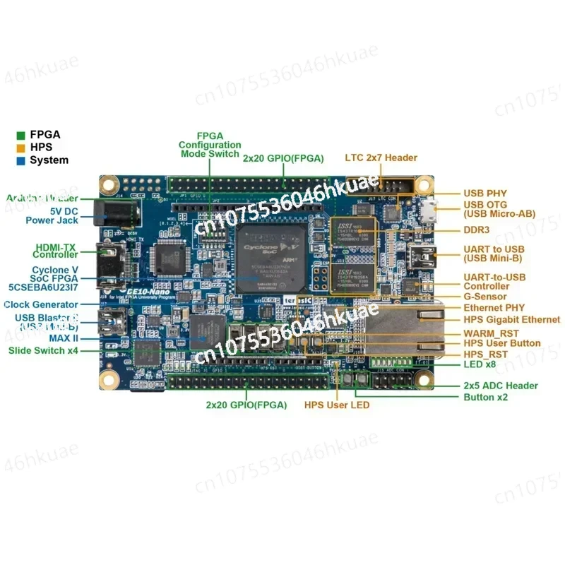 FPGA DE10-Nano Kit Embedded Development Board Cyclone V