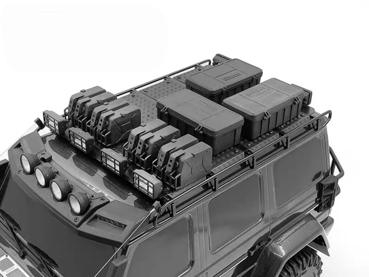 CChand Plastic Dakbrandstoftank voor 1:10 RC Auto TRX-6 G63 TRX-4 G500