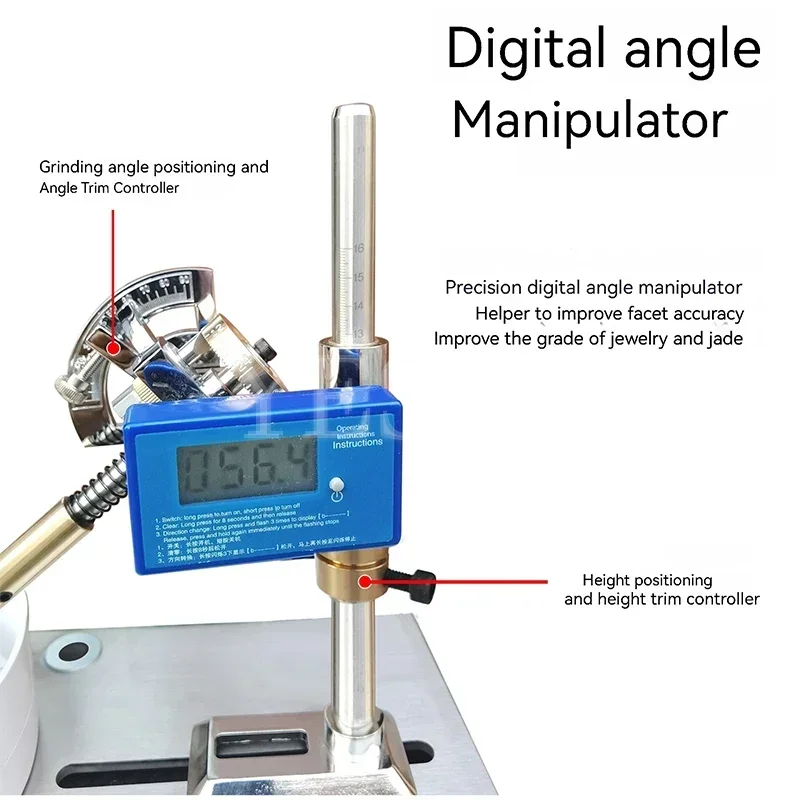 GPM-BXG Gem, Jewelry Processing, Polishing Angle Machine, Flat Grinding, Polishing, Faceting Machine, Seal Grinding Machine