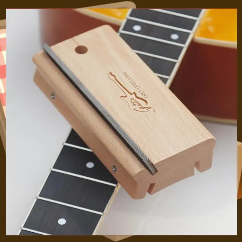 

Guitar Fret End Dressing File 3/23/35 Degree Luthier File Tool Guitar Bass Fret End Dressing For Rounding-AA85
