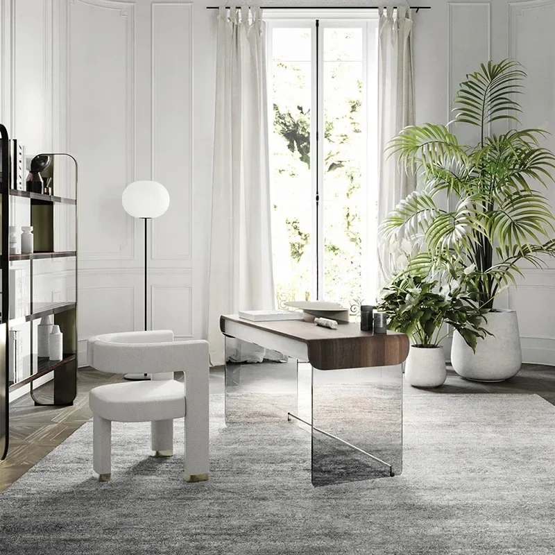 

Итальянский минималистичный письменный комод, встроенный/современный светлый роскошный акриловый столик для макияжа в главной спальне