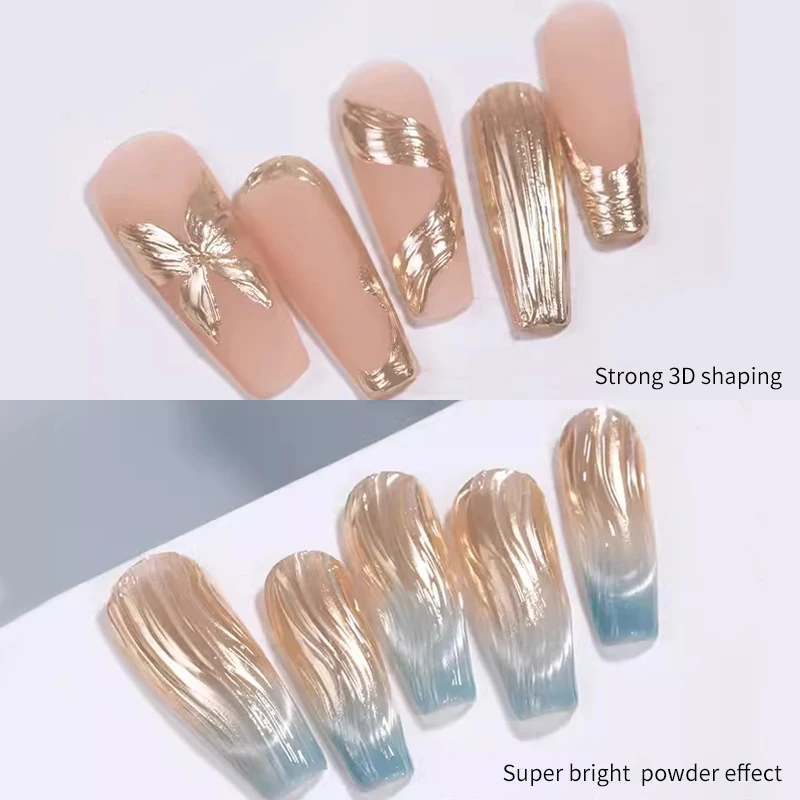 BORN PRETTY 5ML 5 in 1 Top Coat Wave Liner Gel Nagellack Semi Permanent Malerei Zeichnung Maniküre Lack Nail art Liner Kleber