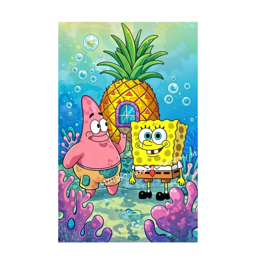 Legpuzzel Spongebob Squarepants Patrick Star Tangram Spel voor Kinderen Maat 108/200/300/500/1000 Stuks Houten Puzzel