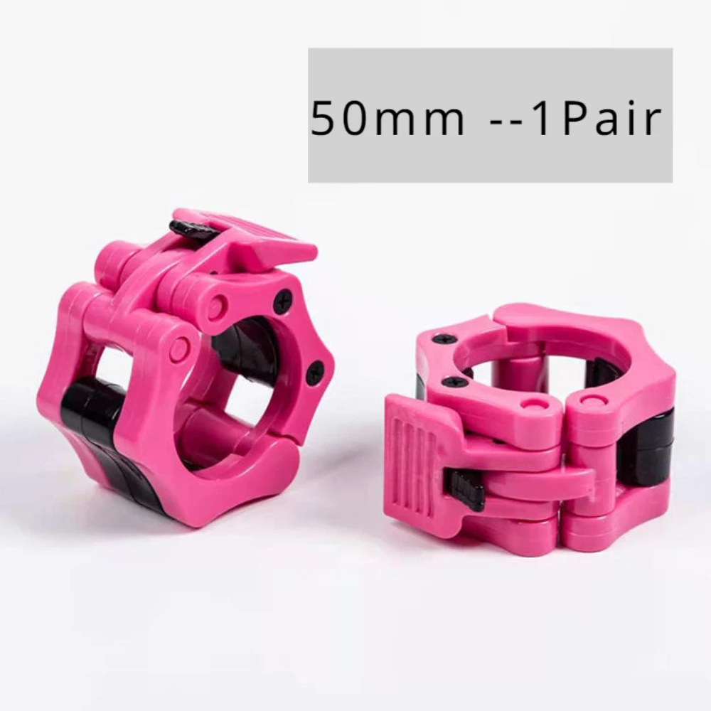 25/50mm Quick Release Barbell Clamps Spin Lock Barbell Collars Weight Bar Clips for Weightlifting and Strength Training