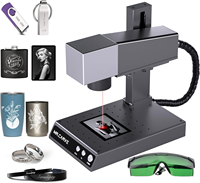 DAJA  M1 Pro Small Fiber Laser Jewelry Cutting and Graving Metallic Metal Laser Engraver  Marking Name logo Necklace Machine