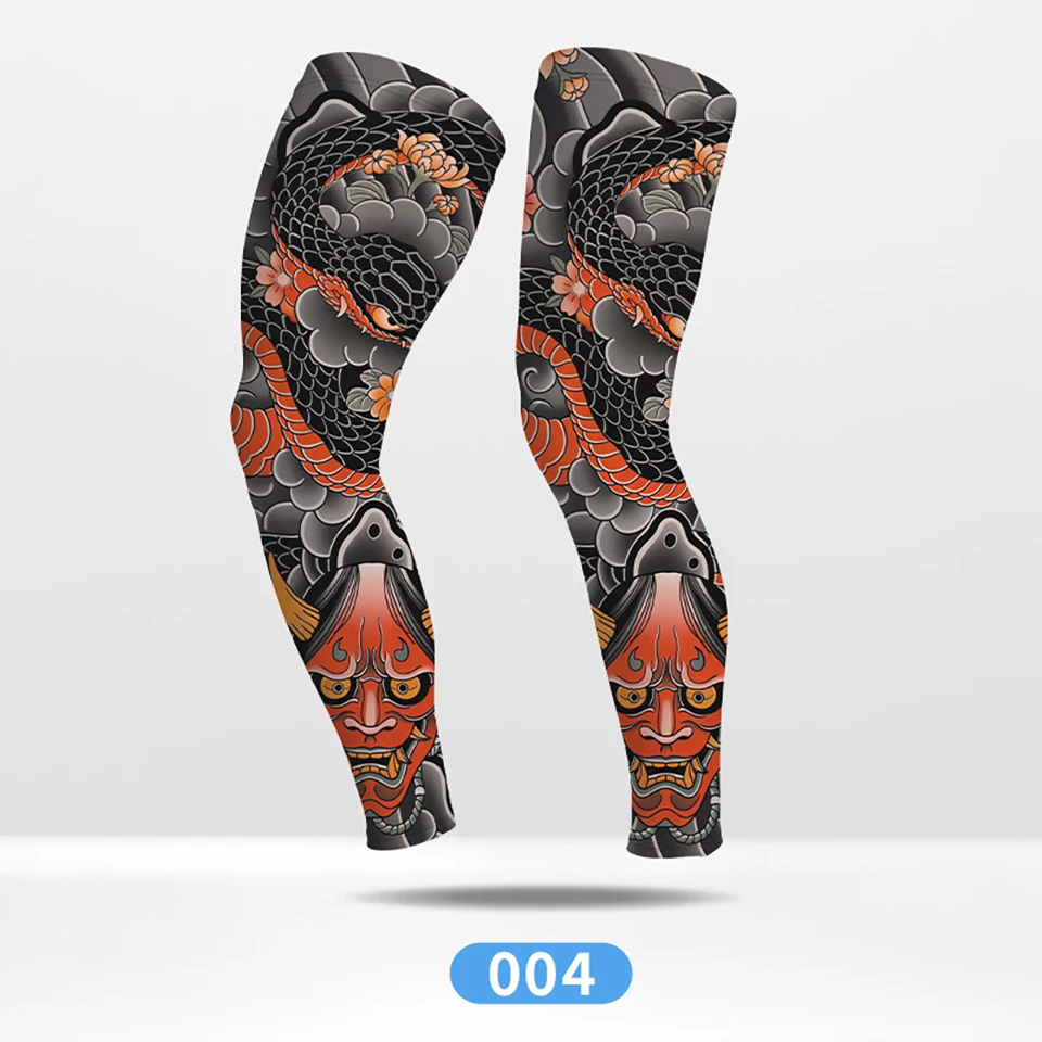 GTUBIKE Sommer-Rad-Kompressionsbeinschoner für Outdoor-Sportarten, schnelltrocknend, Knieschutz, Leggings für Laufen, Basketball, UV-Schutz
