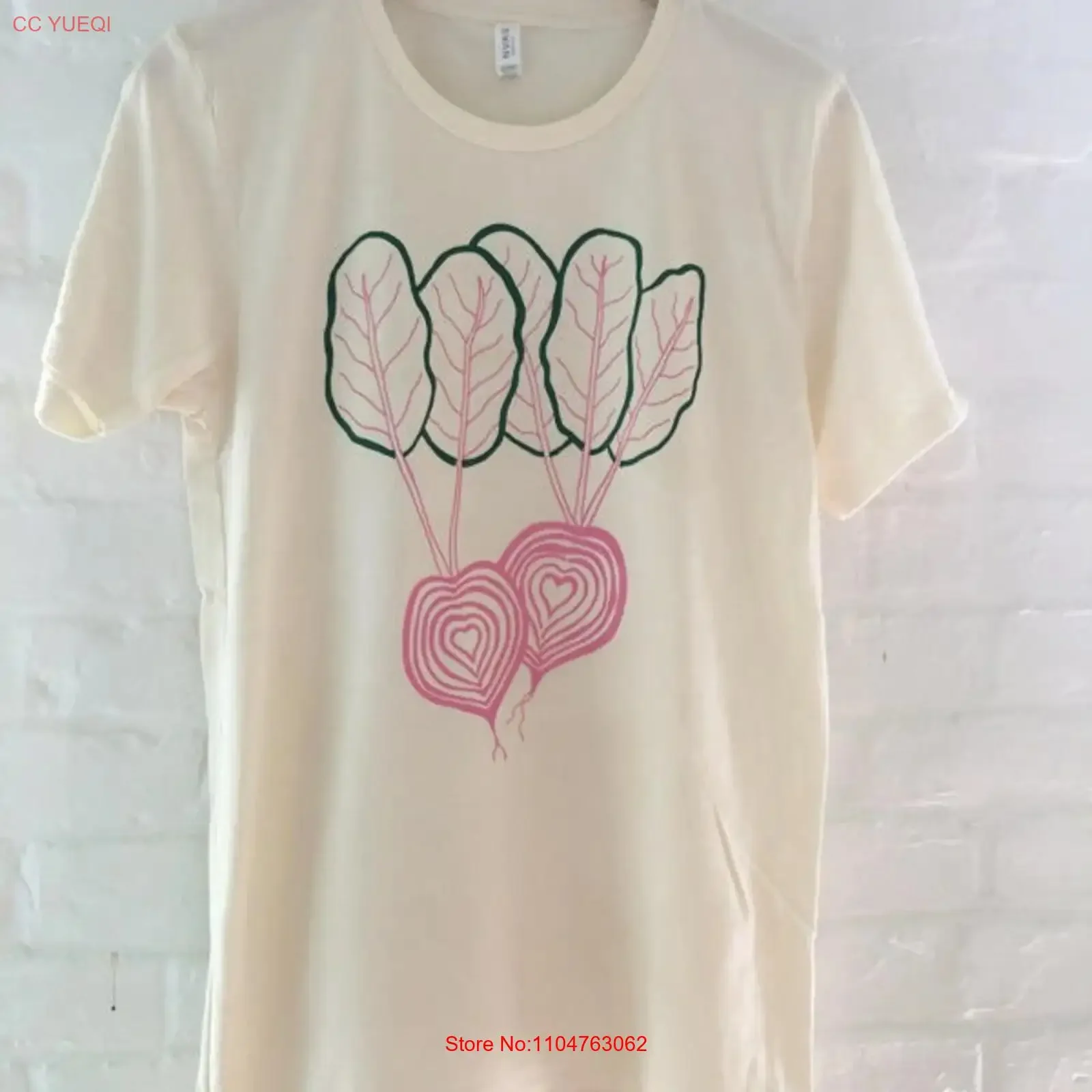 Beet T Shirt Food Vegetable Screen PrinT Soft Style  vintage Washed homme Versatile Unisex Breathable streetwear Slightly