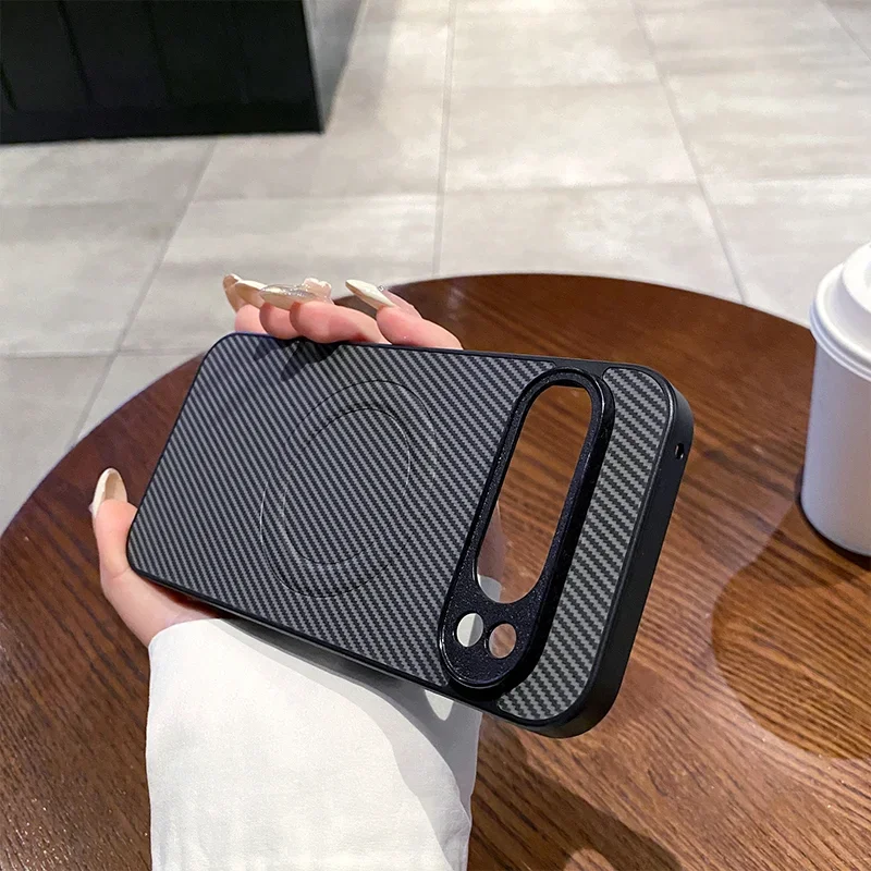 حافظة حماية ممتازة غير لامعة لهاتف Google Pixel 10 9 8 7 9a 8a Pro XL غطاء هاتف شحن لاسلكي مغناطيسي مقاوم للصدمات