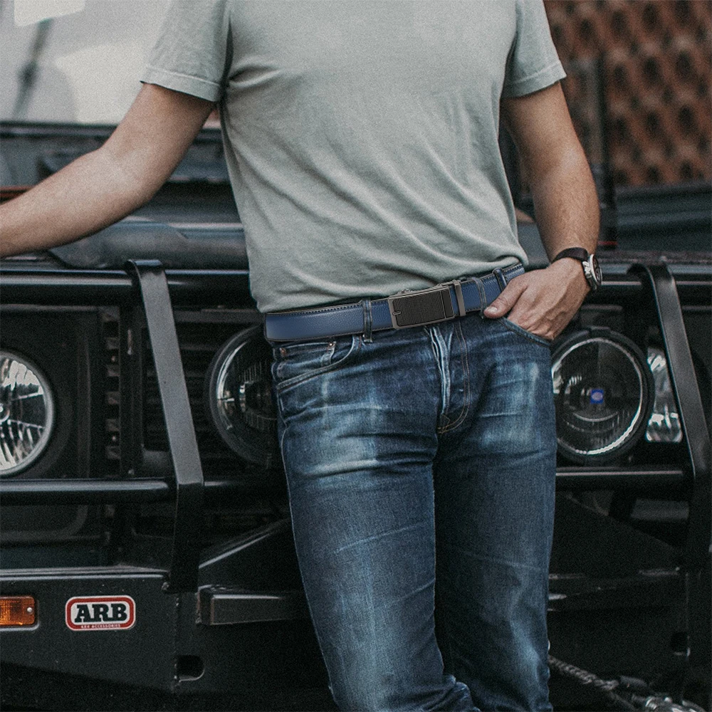Ceintures pour hommes avec bou - Leather Works Belt avis et prix