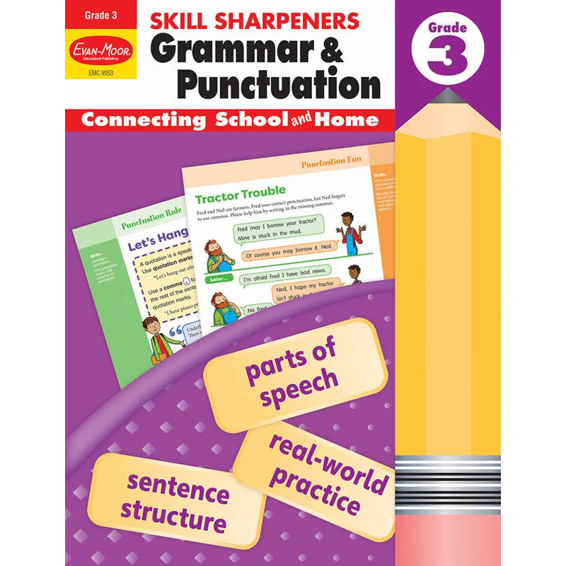 

Skill Sharpeners Grammar And Punctuation Grade 3 EvanMoor EvanMoor 9781629388717 Book