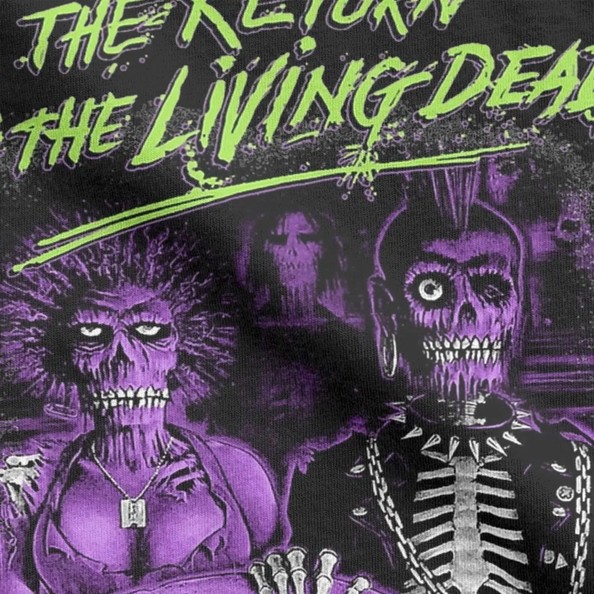 The Return Of The Living Dead Men T Shirts Humorous Tees Short Sleeve Crewneck T-Shirts Cotton 6XL Clothes