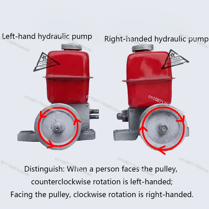 Modified wood splitter, press equipment, two-way oil cylinder, 5 tons, hydraulic pressure rise and fall