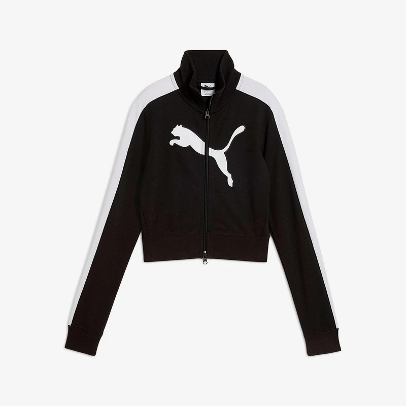 

Оригинальная женская короткая приталенная трикотажная куртка Puma ARCHIVE T7 Sl 634052-01